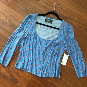 Reformation rose top - medium
